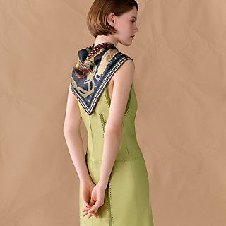 Tout en Tresse scarf 70 - Purple | Hermès Mainland China